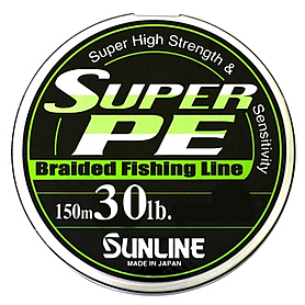 Шнур Sunline Super PE 150м 0.285мм 30LB/13.6кг салатовый