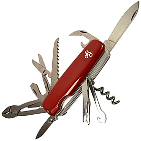 Нож швейцарский Ego Tools A01.12 красный фото