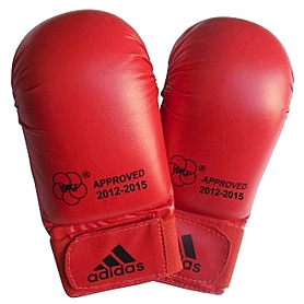 Накладки для карате Adidas WKF красные фото