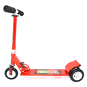 Самокат трехколесный Scooter F-560 красный
