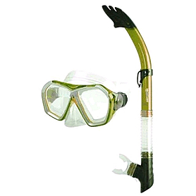 Набор для плавания Dorfin (ZLT) (маска+трубка) зеленый ZP-27745-SIL-GR фото