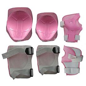 Защита для катания детcкая (комплект) ZLT розовая фото