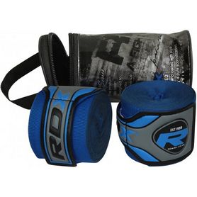 Бинт боксерский RDX Fibra Blue (4,5 м)