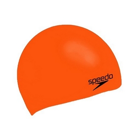 Шапочка для плавания Speedo Silc Moud Cap Au Orange фото