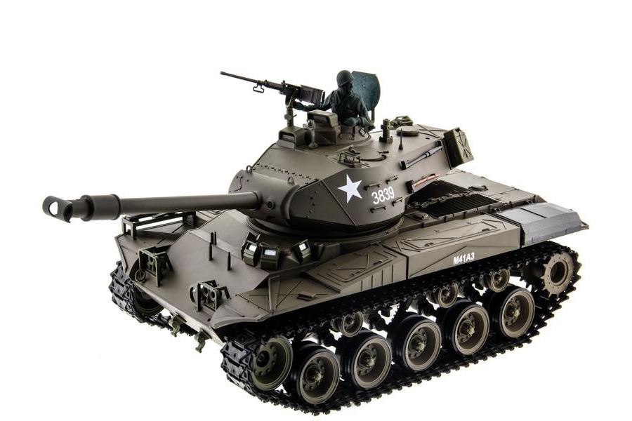 Танк на радиоуправлении 1:16 Heng Long Bulldog M41A3 с пневмопушкой и и/к боем (Upgrade)
Танк на радиоуправлении 1:16 Heng Long Bulldog M41A3 с пневмопушкой и и/к боем (Upgrade)