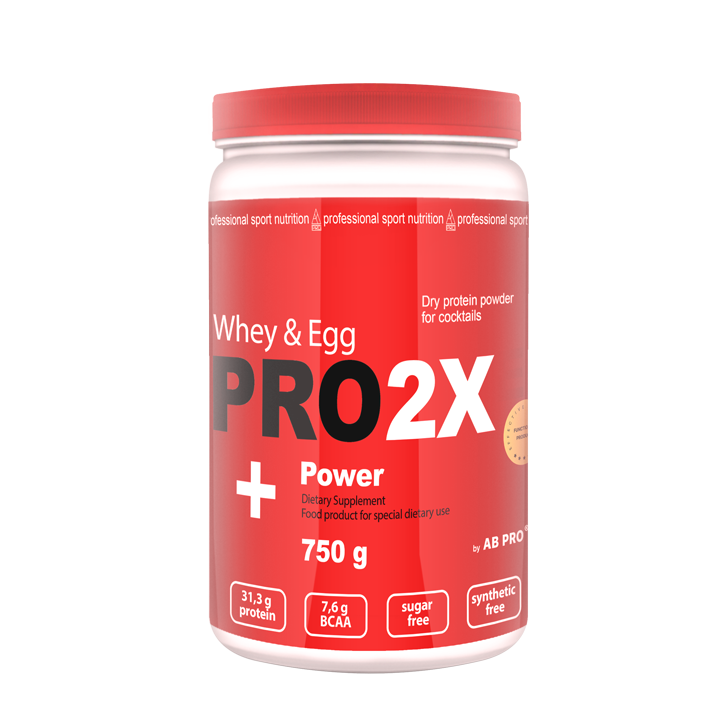 Протеин AB PRO яично-сывороточный PRO 2X Power (ABPR20023) - клубника, 750 г
Протеин AB PRO яично-сывороточный PRO 2X Power (ABPR20023) - клубника, 750 г