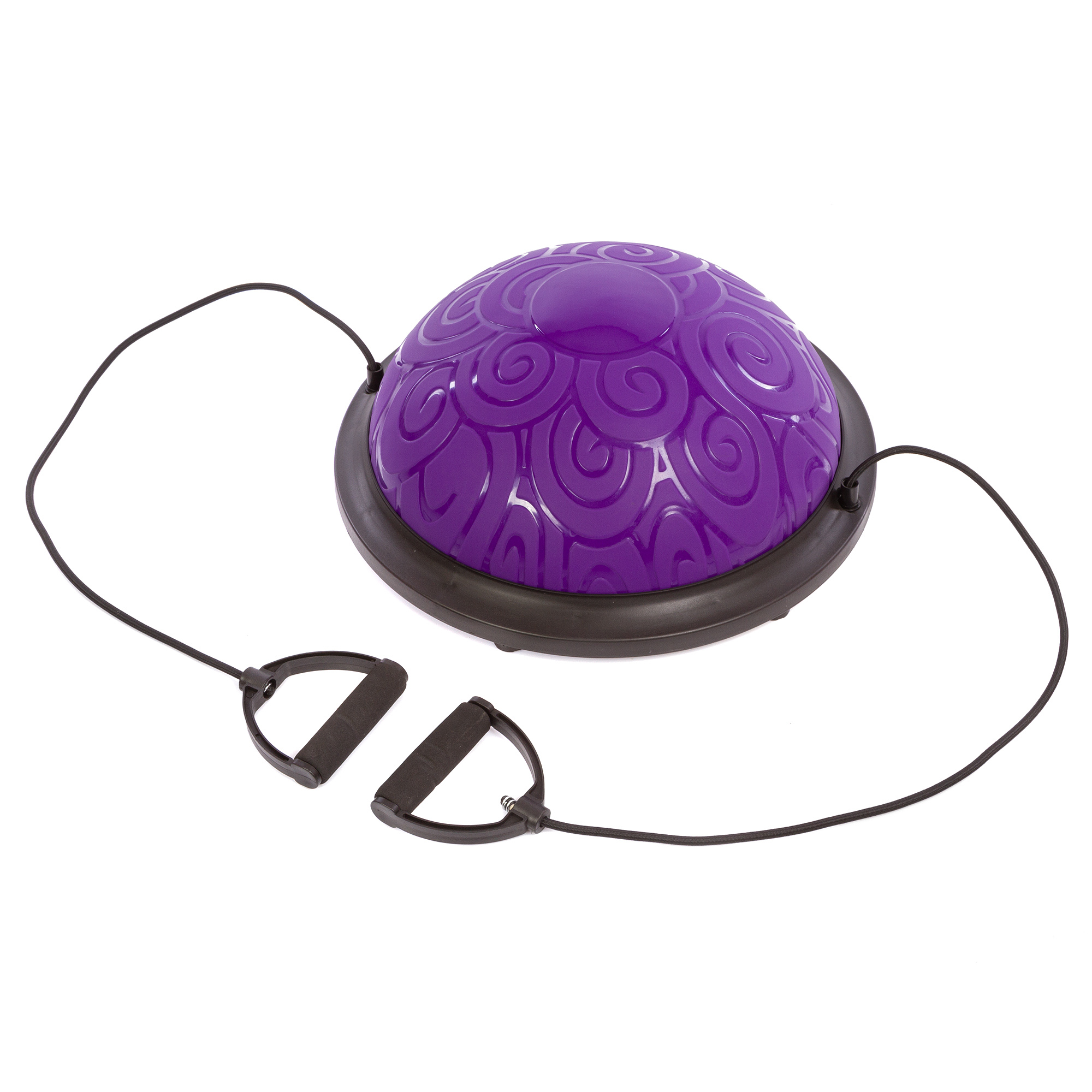 Платформа балансировочная BOSU с двумя эспандерами (FI-1931) - фиолетовая, 46см, Фиолетовый
Платформа балансировочная BOSU с двумя эспандерами (FI-1931) - фиолетовая, 46см, Фиолетовый