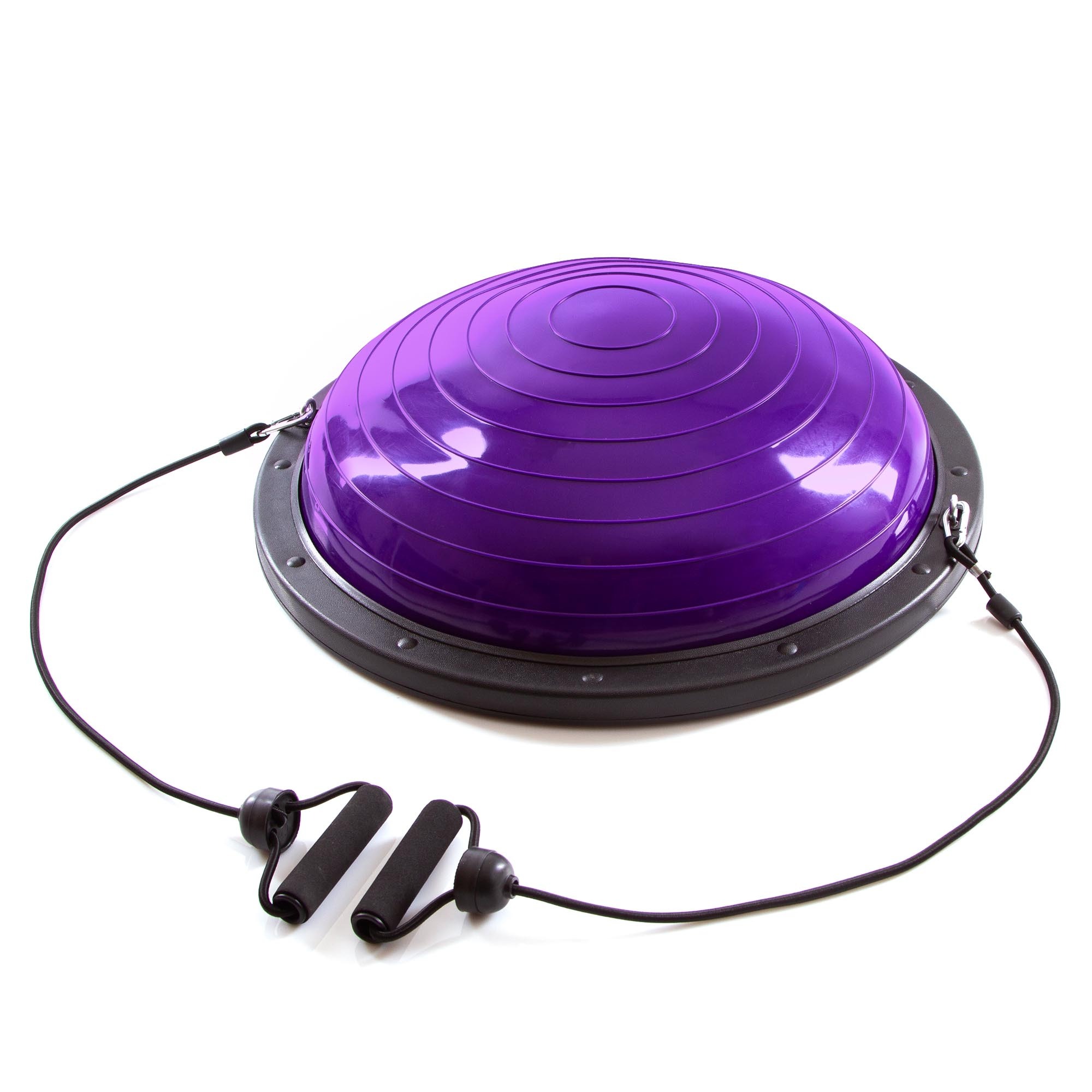 Платформа балансировочная BOSU с двумя эспандерами (FI-1924) - фиолетовая, 58см, Фиолетовый
Платформа балансировочная BOSU с двумя эспандерами (FI-1924) - фиолетовая, 58см, Фиолетовый