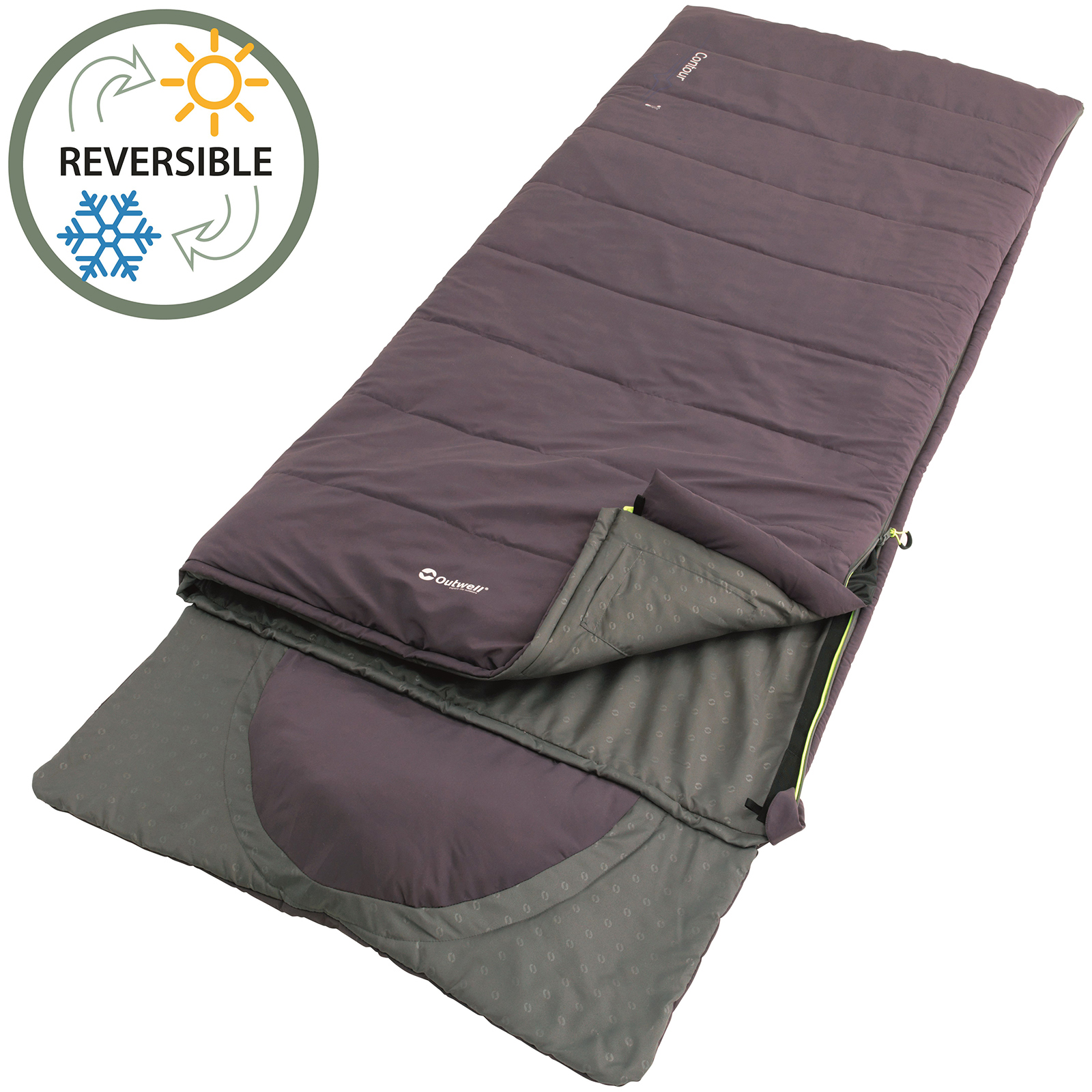 Мешок спальный (спальник) Outwell Contour Reversible/+2°C Dark Purple Right (928753)
Мешок спальный (спальник) Outwell Contour Reversible/+2°C Dark Purple Right (928753)