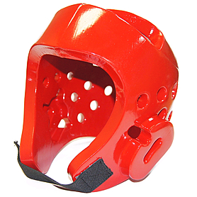 Шлем для тхэквондо WTF красный