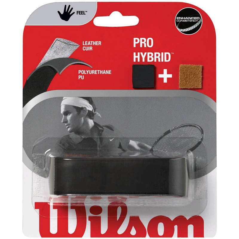 

Намотка теннисной ракетки Grip Wilson Hybrid Repl черная, Черный