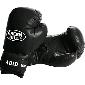 Перчатки боксерские Green Hill Abid черные