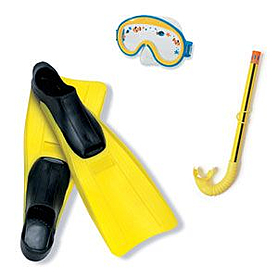 Набір для підводного плавання дитячий 55956 Intex для дівчаток