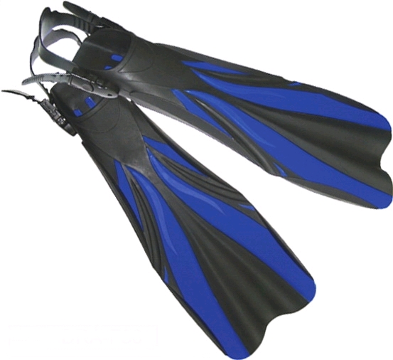 

Ласты с открытой пяткой Dolvor F30 синие, размер, Синий