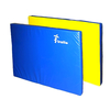 Мат гимнастический 120х80х8 см желто-синий