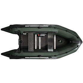 Лодка надувная моторная килевая Aquastar K320 зеленая