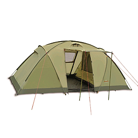 Палатка четырехместная Pinguin Base Camp 4 зеленая