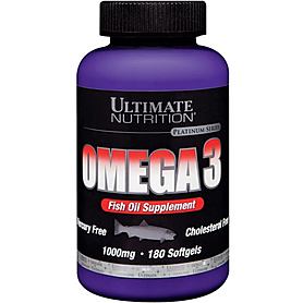 Комплекс жирных кислот Ultimate Nutrition Омеgа-3 (180 капсул)