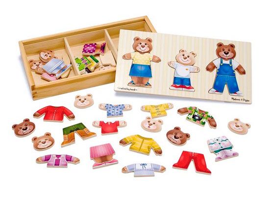 

Набор магнитный «Одень семью медведей» Melissa & Doug