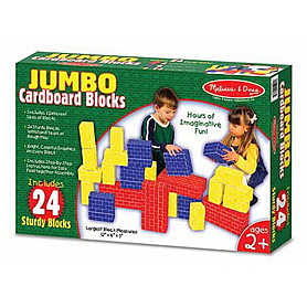 Большие картонные кубики 24 шт. Melissa & Doug