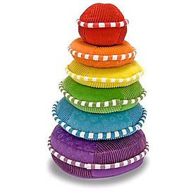 Мягкая радужная пирамидка Melissa & Doug
