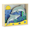 Объемная раскраска «Дельфины» Melissa & Doug