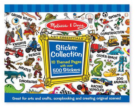 

Голубой набор стикеров Melissa & Doug