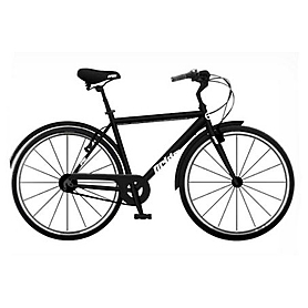 Велосипед городской Pride Comfort Black Man 6 - 28", рама - 18", матово-черный (SKD-62-01)