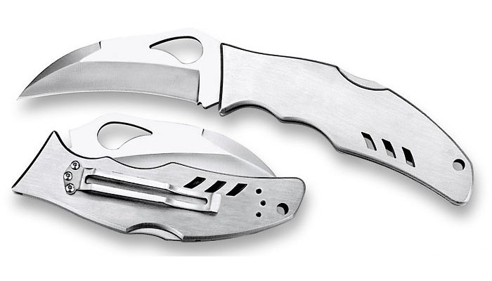 

Нож складной Spyderco Byrd Crossbill стальная рукоятка