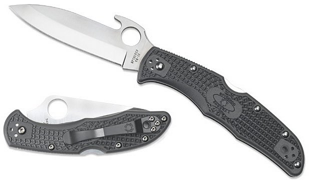 

Нож складной Spyderco Endura Wave серый