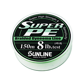 Шнур Sunline Super PE 150м 0.148мм 8LB / 3.6кг білий