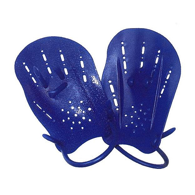 Лопатки для плавания (ласты для рук) Dolvor синие