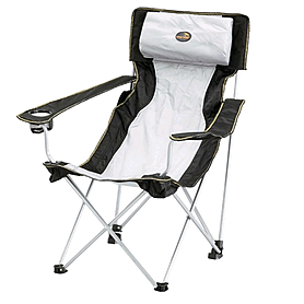 Крісло туристичне розкладне Easy Camp Holiday Hi-Back Grey