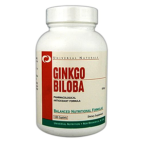 Спецпрепаратом (імуностимулятор) Universal Ginkgo Biloba (100 капсул)