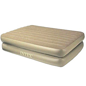 Ліжко надувне двоспальне Intex 66704 Rising Comfort (203х152х48 см)