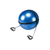 М'яч для фітнесу (фітбол) 65 см з еспандерами