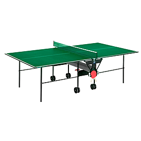 Стол теннисный Sunflex Hobbyplay Indoor (зеленый)