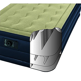 Кровать надувная двуспальная Intex 67710 Ultra Plush Bed (203х152х46 см) - Фото №2