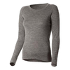 Термофутболка женская с длинным рукавом Norveg Soft Shirt (серая меланж)