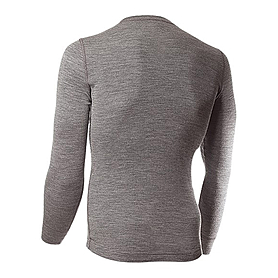 Термофутболка чоловіча з довгим рукавом Norveg Soft Shirt (сіра меланж) - Фото №2