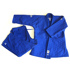 Распродажа*! Кимоно для дзюдо синее Green Hill Olimpic - 155 см - Фото №2