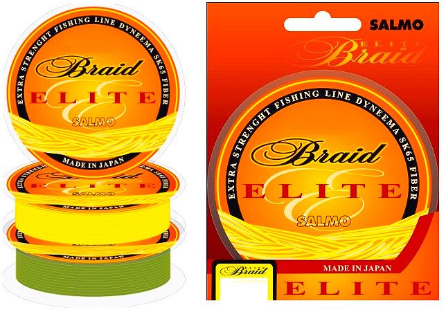 

Шнур Salmo Elite Braid Yellow 91м 0,40мм 36,20кг желтый