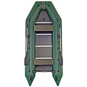 Лодка килевая моторная Kolibri КМ-360Д+жесткое дно с алюмин. профилем