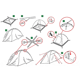 Палатка трехместная Rondo 3 Alexika - Фото №2