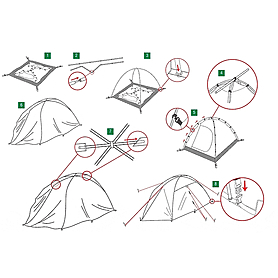 Палатка двухместная Rondo 2 Plus Alexika - Фото №4