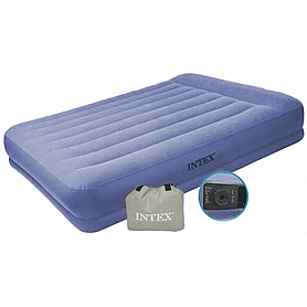 Кровать надувная двуспальная Intex 67748 (203х152х38 см)