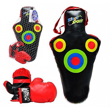 Боксерский набор: груша (59х30 см) + перчатки Profi