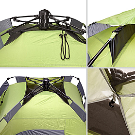 Палатка двухместная Touring 2 Easy Click Кемпинг - Фото №4
