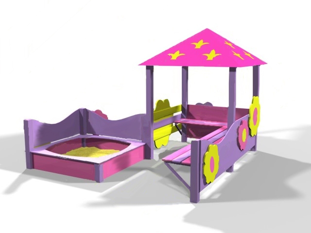

Песочный дворик Kinderland Барби 1.02