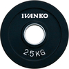 Диск обрезиненный олимпийский 2,5 кг Ivanko RCP19-2.5 цветной - 51 мм